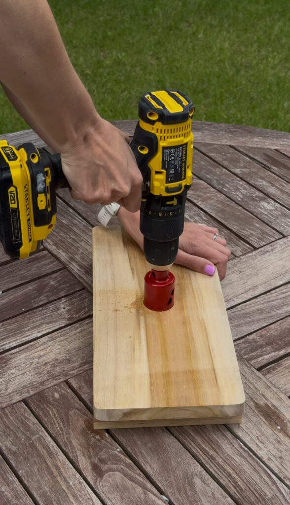 DIY planche apéro en bois