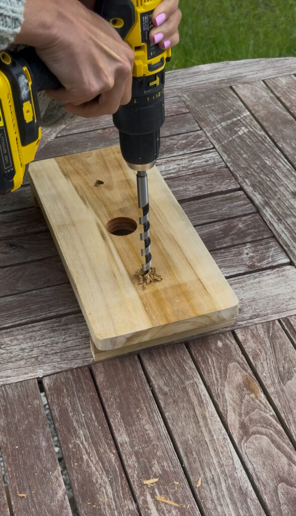 DIY planche apéro en bois